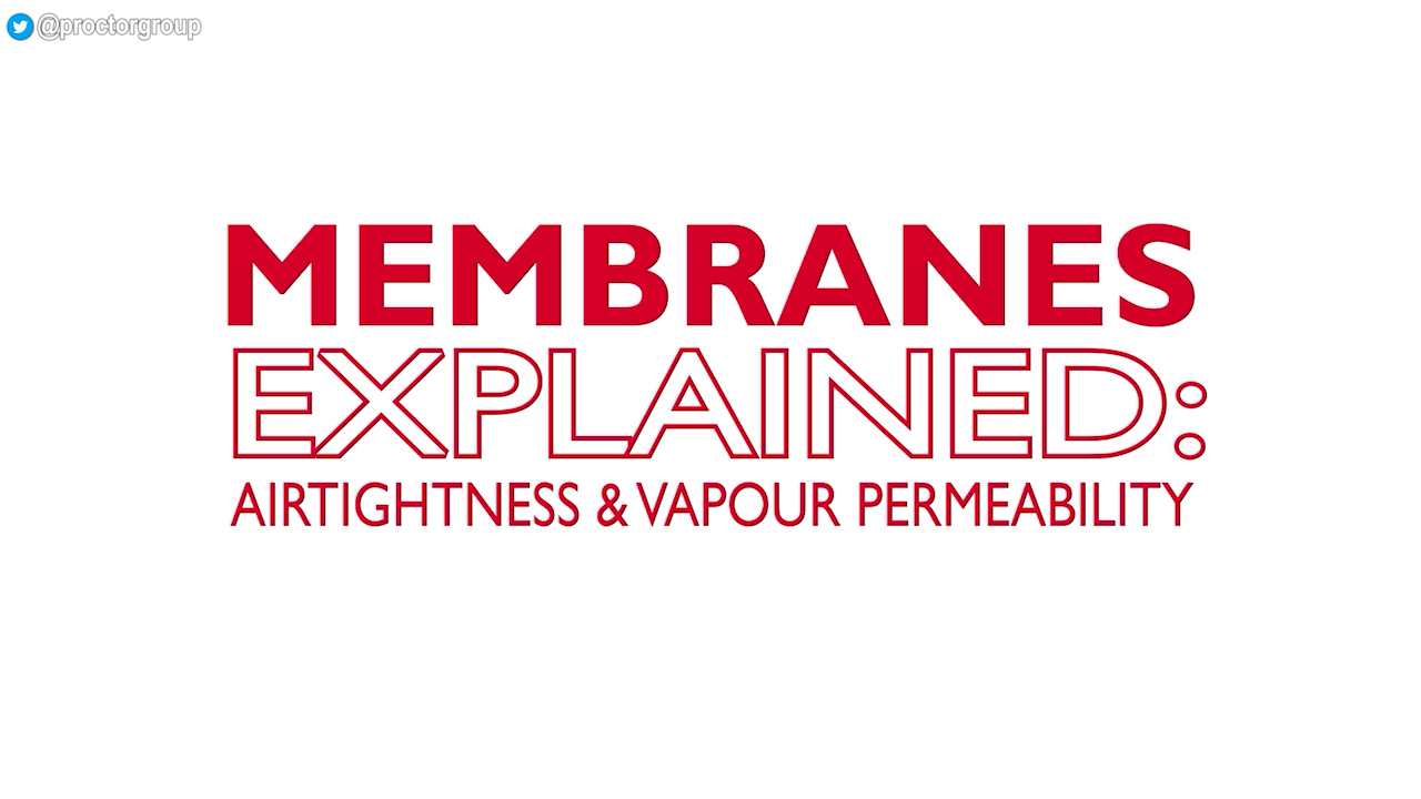 There are several different types of construction membranes available, for use in several different locations in the building envelope. This webinar focuses on the different types of membrane commonly specified including their main characteristics - air permeable, vapour permeable, air tight, vapour tight.