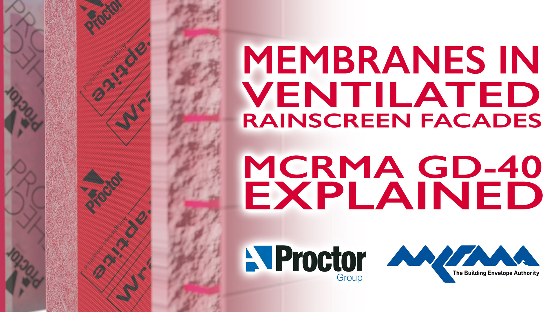 Welcome to our webinar "Understanding Membranes in Ventilated Rainscreen Facades". This webinar introduces and discusses the content of Guidance Document GD40, released this year by the Metal Cladding and Roofing Manufacturers Association.